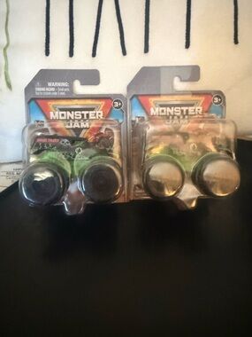 Monster Jam Mini Grave Digger two nwt